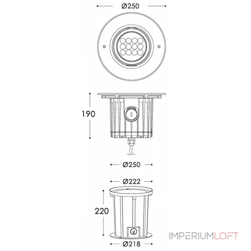 Встраиваемый в дорогу светильник Deko-Light Soft Flex 18 730266 Цвет арматуры серебро Цвет плафонов прозрачный от ImperiumLoft