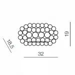 Накладной светильник Azzardo Acrylio wall AZ0052 Цвет арматуры хром Цвет плафонов прозрачный от ImperiumLoft