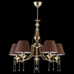 Подвесная люстра Maytoni Chester RC0100-PL-05-R Цвет арматуры бронза Цвет плафонов коричневый от ImperiumLoft