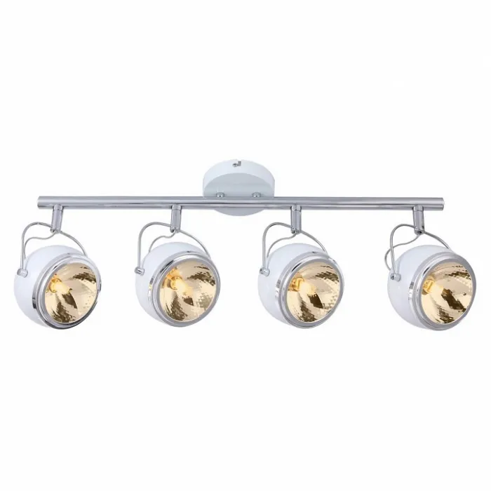 Спот Arte Lamp Orbiter A4509PL-4WH Цвет арматуры белый Цвет плафонов белый от ImperiumLoft