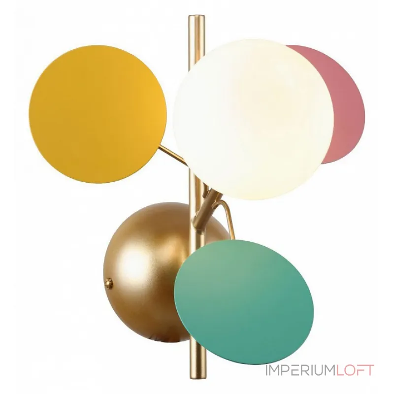 Бра F-promo Multy Bliss 2772-1W Цвет арматуры золото Цвет плафонов белый от ImperiumLoft Бра F-promo Multy Bliss 2772-1W Цвет арматуры золото Цвет плафонов белый от ImperiumLoft