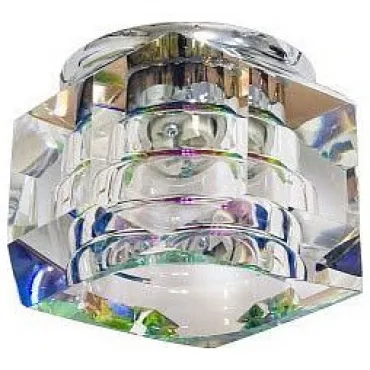 Встраиваемый светильник Feron Saffit 19984 Цвет арматуры хром Цвет плафонов прозрачный