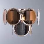 Накладной светильник Divinare Chloe 7566/02 AP-1 Цвет плафонов серый Цвет арматуры хром от ImperiumLoft