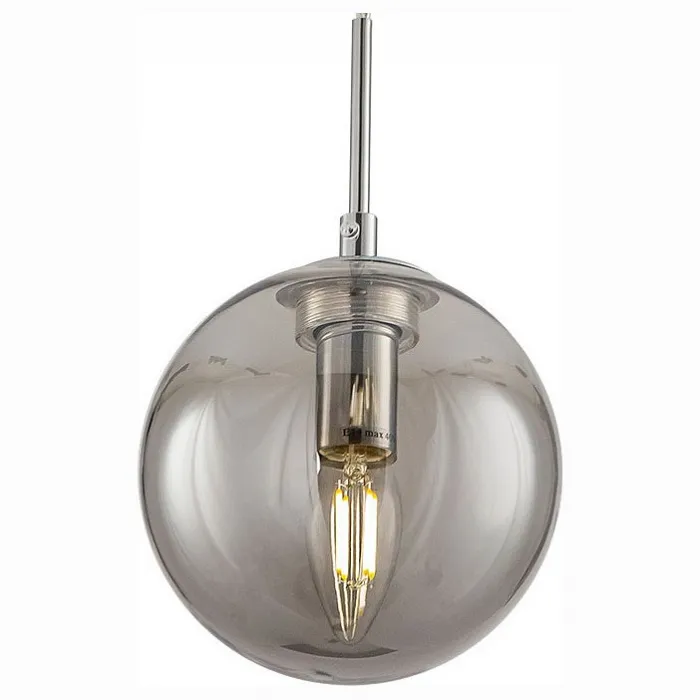 Подвесной светильник Citilux Томми CL102010 Цвет арматуры хром Цвет плафонов серый от ImperiumLoft
