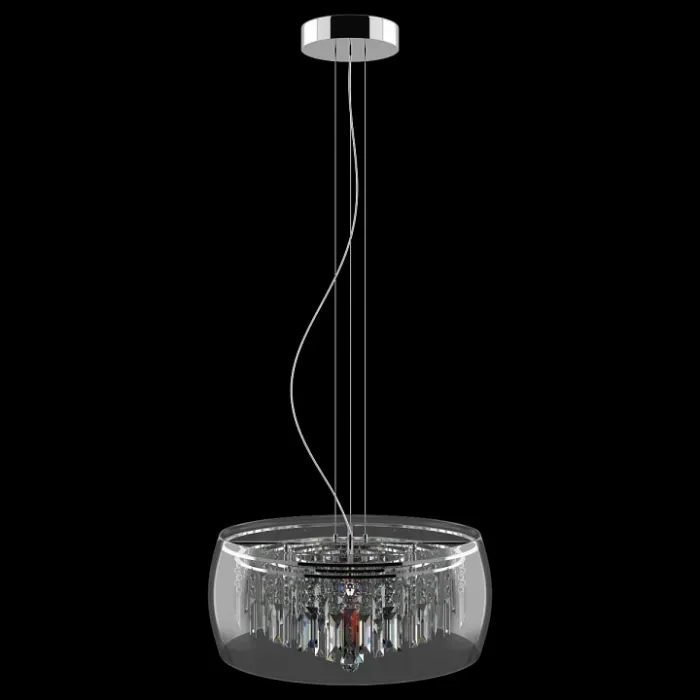 Подвесной светильник Lightstar Acquario 753084 Цвет арматуры хром Цвет плафонов прозрачный от ImperiumLoft