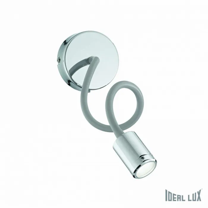 Бра Ideal Lux FOCUS FOCUS AP1 CROMO Цвет арматуры серый Цвет плафонов серый от ImperiumLoft