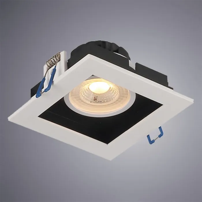 Встраиваемый светильник Arte Lamp Grado A2905PL-1WH Цвет арматуры Черно-белый от ImperiumLoft