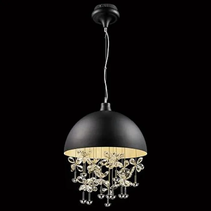 Подвесной светильник DeLight Collection Crystal Light MD2551/15 black Цвет арматуры черный Цвет плафонов черный от ImperiumLoft