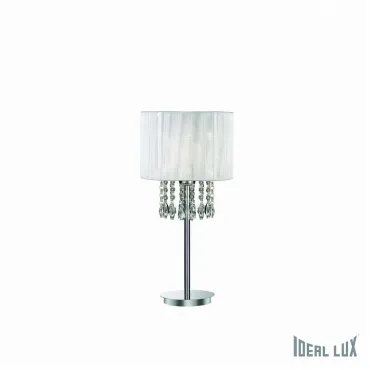Настольная лампа декоративная Ideal Lux Opera OPERA TL1 BIANCO Цвет арматуры хром