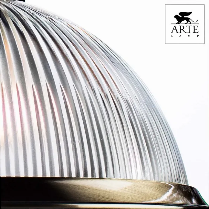 Подвесной светильник Arte Lamp American Diner A9366SP-1AB Цвет арматуры бронза Цвет плафонов прозрачный от ImperiumLoft