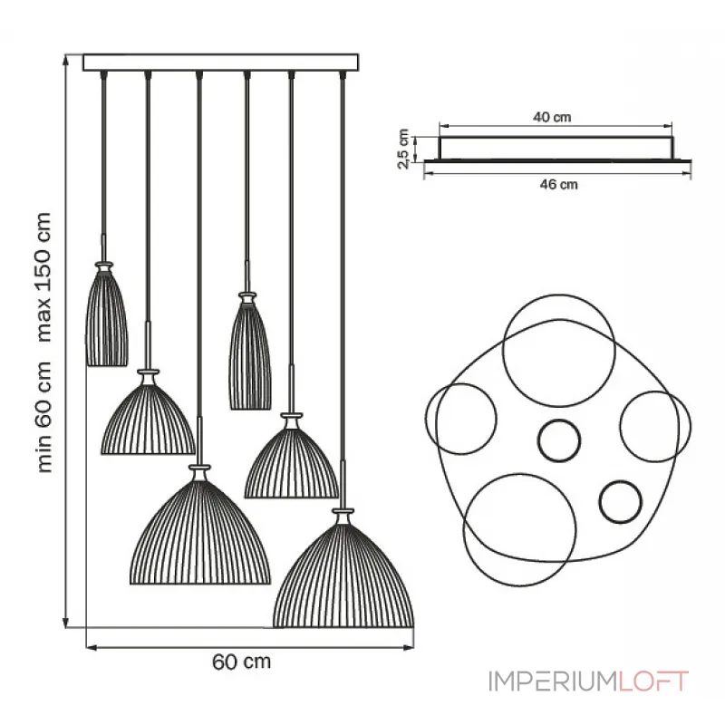 Подвесной светильник Lightstar Agola 810160