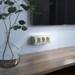 Розетка влагозащищенная с заземлением и шторками Werkel Gallant (шампань рифленый) W5073110 Gallant (шампань рифленый) от ImperiumLoft