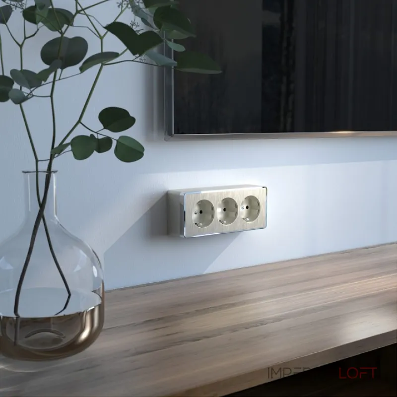 Розетка влагозащищенная с заземлением и шторками Werkel Gallant (шампань рифленый) W5073110 Gallant (шампань рифленый) от ImperiumLoft Розетка влагозащищенная с заземлением и шторками Werkel Gallant (шампань рифленый) W5073110 Gallant (шампань рифленый) от ImperiumLoft