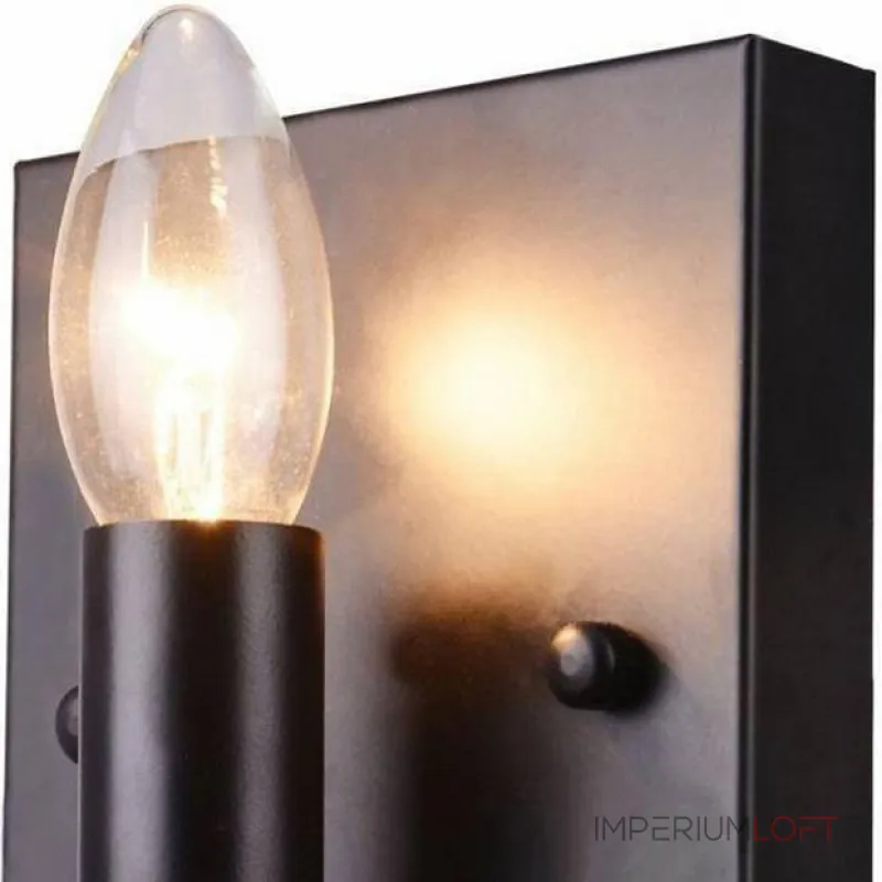 Бра Arte Lamp Bastaglia A8811AP-1BK Цвет арматуры черный Цвет плафонов зеленый
