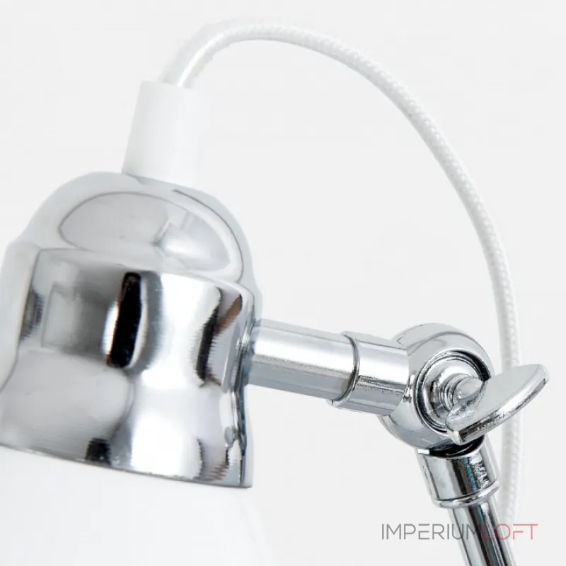 Настольная лампа офисная Arte Lamp 3235 A3235LT-1CC Цвет арматуры хром Цвет плафонов белый