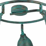Спот Arte Lamp Campana A9557PL-5BG Цвет арматуры Зеленый Цвет плафонов зеленый