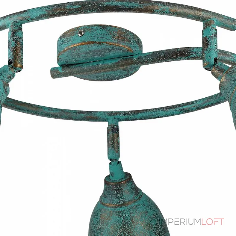 Спот Arte Lamp Campana A9557PL-5BG Цвет арматуры Зеленый Цвет плафонов зеленый