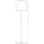 Торшер Deko-Light Alexa 733016 Цвет арматуры серый Цвет плафонов белый от ImperiumLoft
