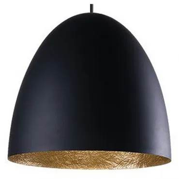 Подвесной светильник Nowodvorski Egg M 9022 Цвет арматуры черный Цвет плафонов золото от ImperiumLoft