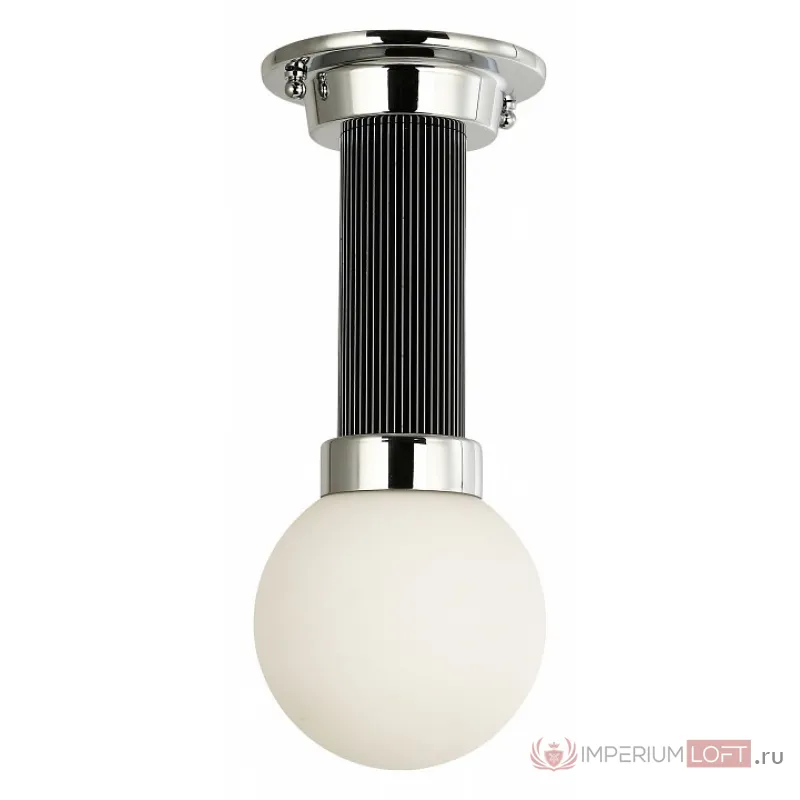 Светильник на штанге Favourite Sphere 2955-1P Цвет арматуры хром Цвет плафонов белый от ImperiumLoft