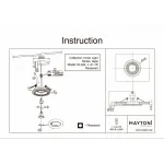 Встраиваемый светильник Maytoni Gyps DL283-1-01-W Цвет арматуры белый от ImperiumLoft