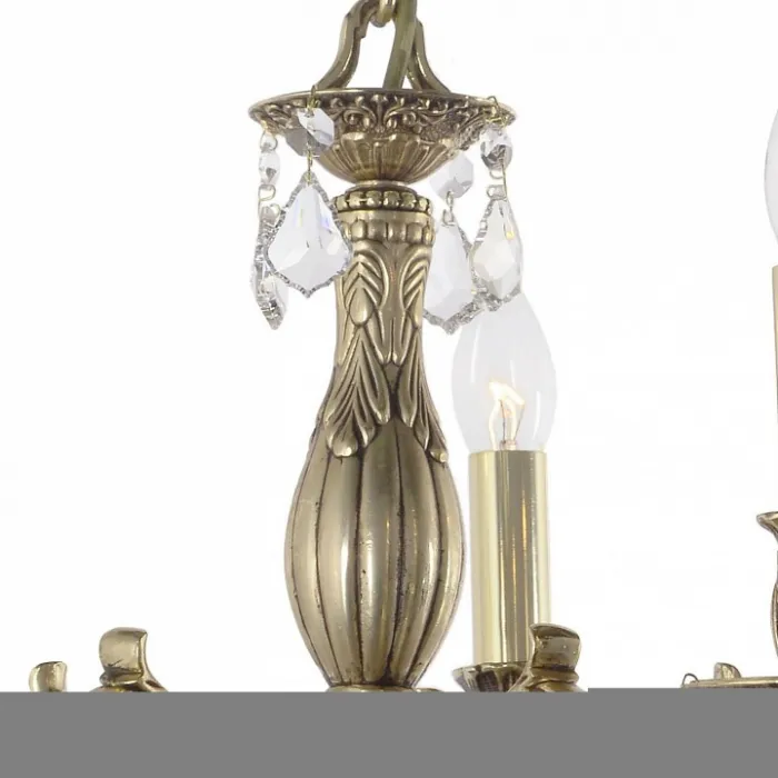 Подвесная люстра Dio D’Arte Mannelli Mannelli E 1.1.5.600 GH Цвет плафонов прозрачный Цвет арматуры золото от ImperiumLoft