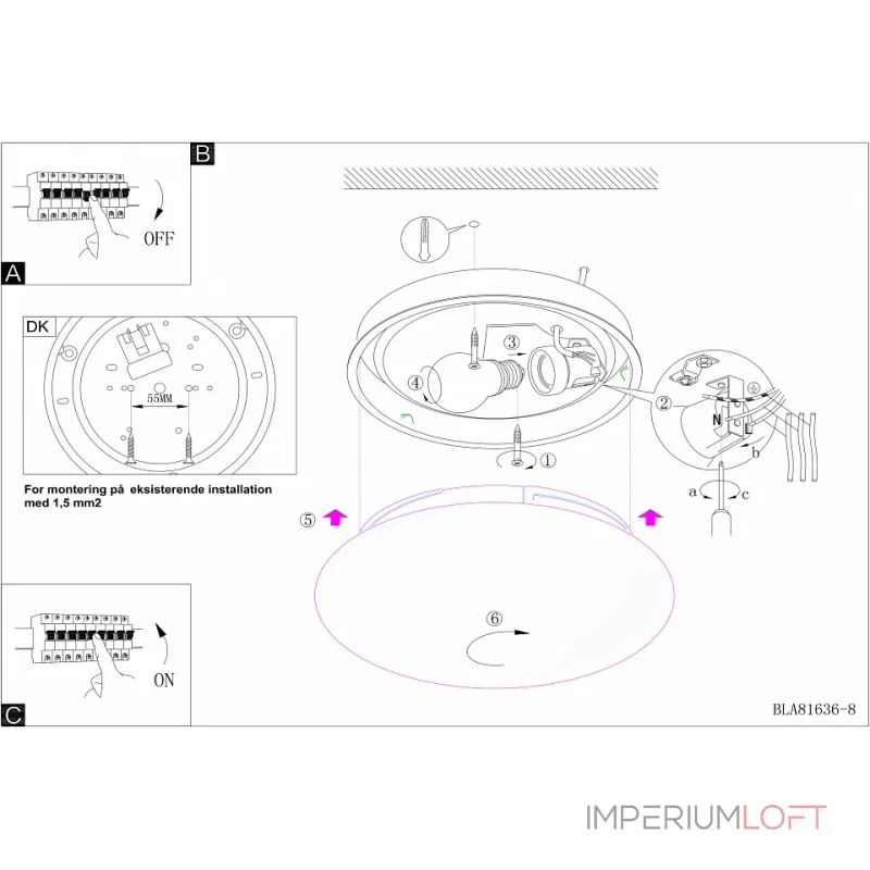 Потолочный светильник Eglo Ella 81636 