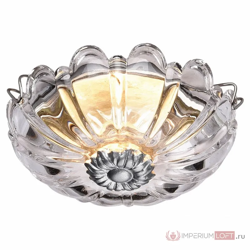Встраиваемый светильник Favourite Conti 1556-1C Цвет арматуры серебро Цвет плафонов прозрачный от ImperiumLoft