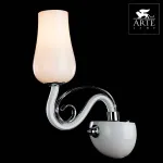 Бра Arte Lamp Biancaneve A8110AP-1WH Цвет арматуры хром Цвет плафонов белый