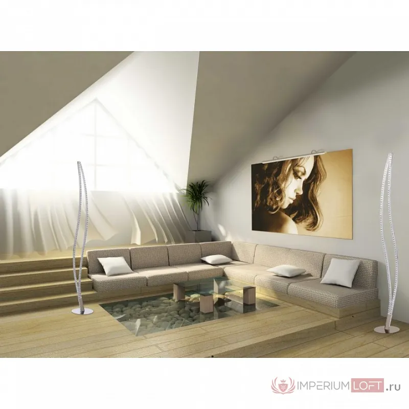 Торшер MW-Light Аурих 496042502 Цвет арматуры хром Цвет плафонов хром от ImperiumLoft