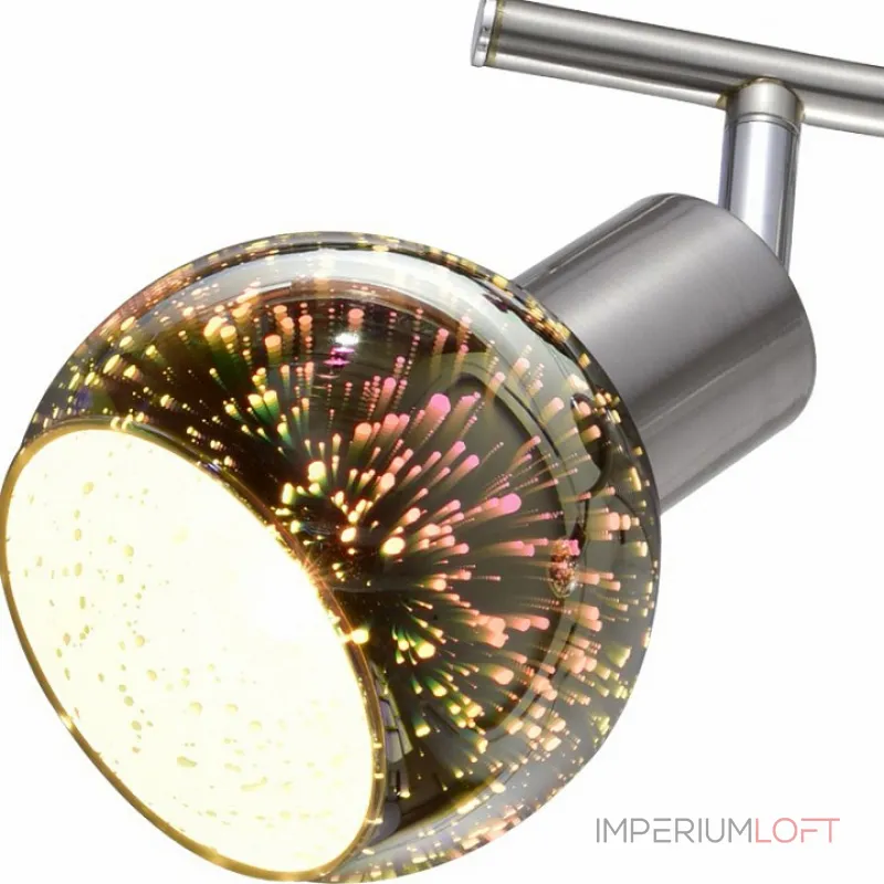Спот Arte Lamp Illusione A6125AP-2SS Цвет арматуры серебро Цвет плафонов разноцветный Спот Arte Lamp Illusione A6125AP-2SS Цвет арматуры серебро Цвет плафонов разноцветный