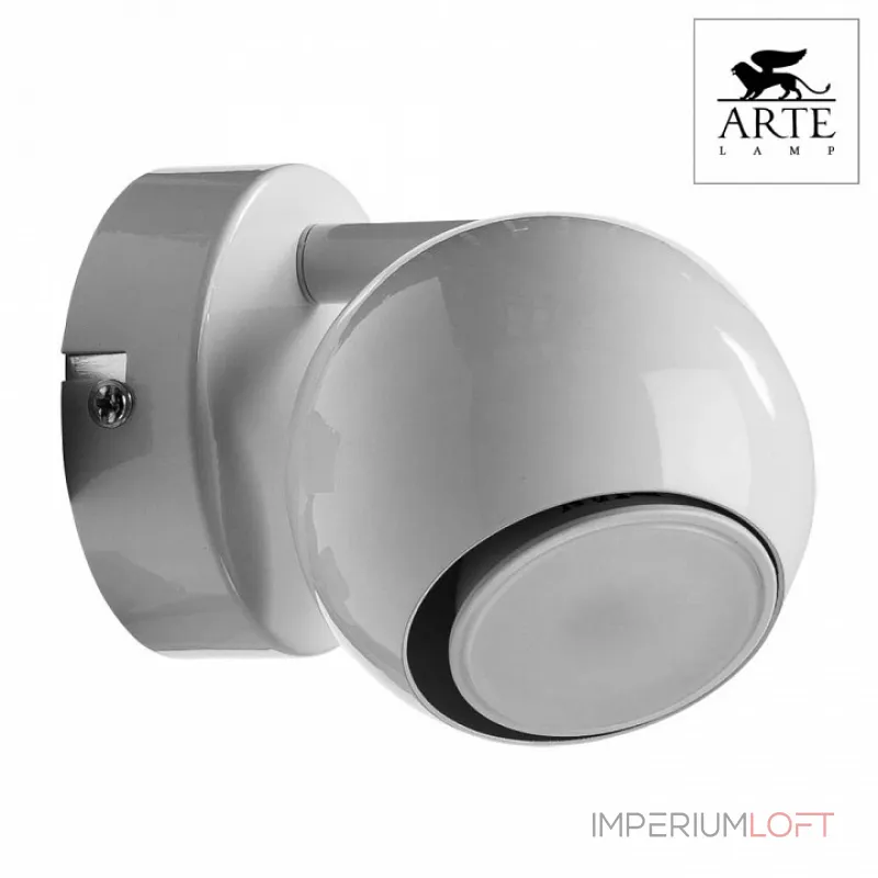 Спот Arte Lamp Piatto A6251AP-1WH Цвет арматуры белый Цвет плафонов белый от ImperiumLoft Спот Arte Lamp Piatto A6251AP-1WH Цвет арматуры белый Цвет плафонов белый от ImperiumLoft
