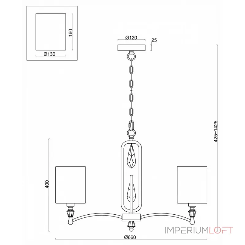 Подвесной светильник Freya FR1007PL-05N Подвесной светильник Freya FR1007PL-05N