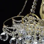 Подвесная люстра MW-Light Жемчуг 14 232017306 Цвет арматуры золото Цвет плафонов прозрачный от ImperiumLoft