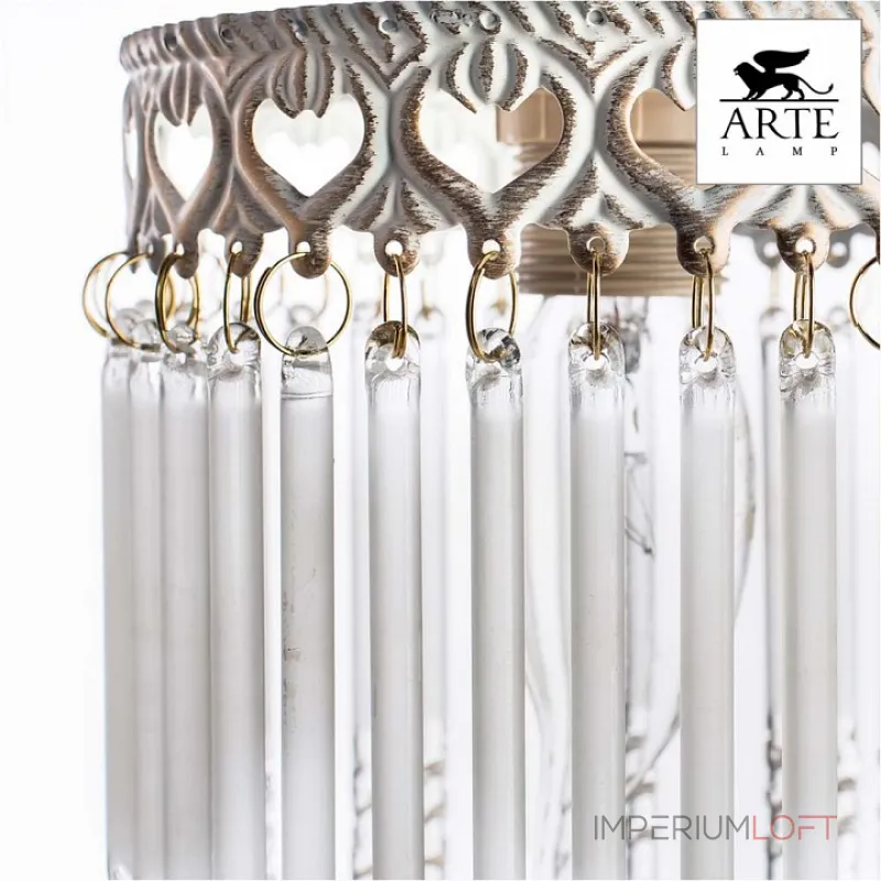 Бра Arte Lamp Torrente A1678AP-1WG Цвет арматуры золото Цвет плафонов прозрачный