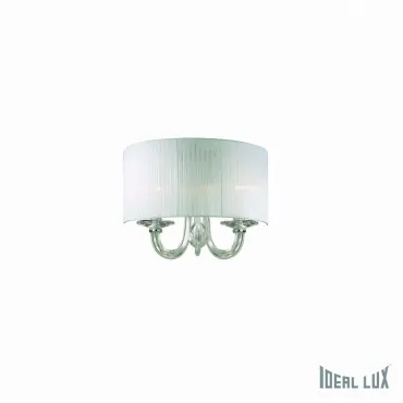 Накладной светильник Ideal Lux Swan SWAN AP2 BIANCO Цвет арматуры хром