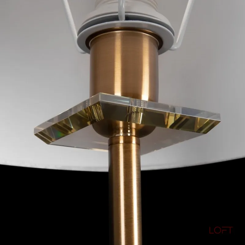 Торшер Freya Forte FR1006FL-01G Цвет арматуры золото Цвет плафонов белый