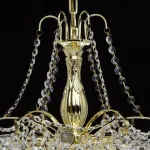 Подвесная люстра MW-Light Жемчуг 14 232017306 Цвет арматуры золото Цвет плафонов прозрачный от ImperiumLoft