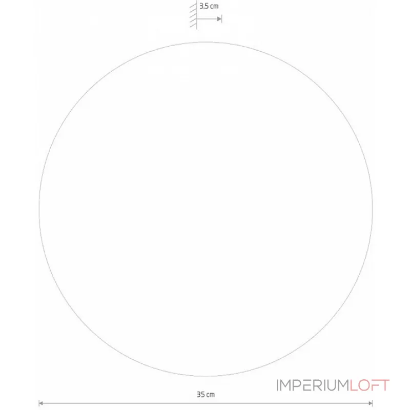Бра светильник Nowodvorski Ring Led L 10282