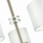 Подвесная люстра ST-Luce Katena SL1757.103.05 Цвет арматуры никель Цвет плафонов белый от ImperiumLoft