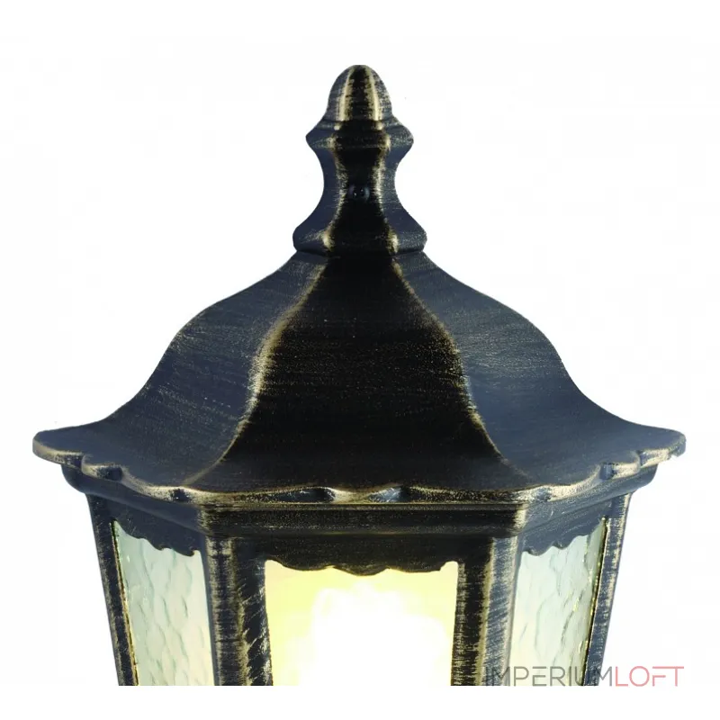 Накладной светильник Arte Lamp Portico 3 A1809AL-1BN Цвет арматуры золото Цвет плафонов прозрачный