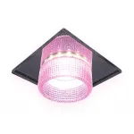 Встраиваемый светильник Ambrella Techno 8 TN356 Цвет плафонов розовый Цвет арматуры хром