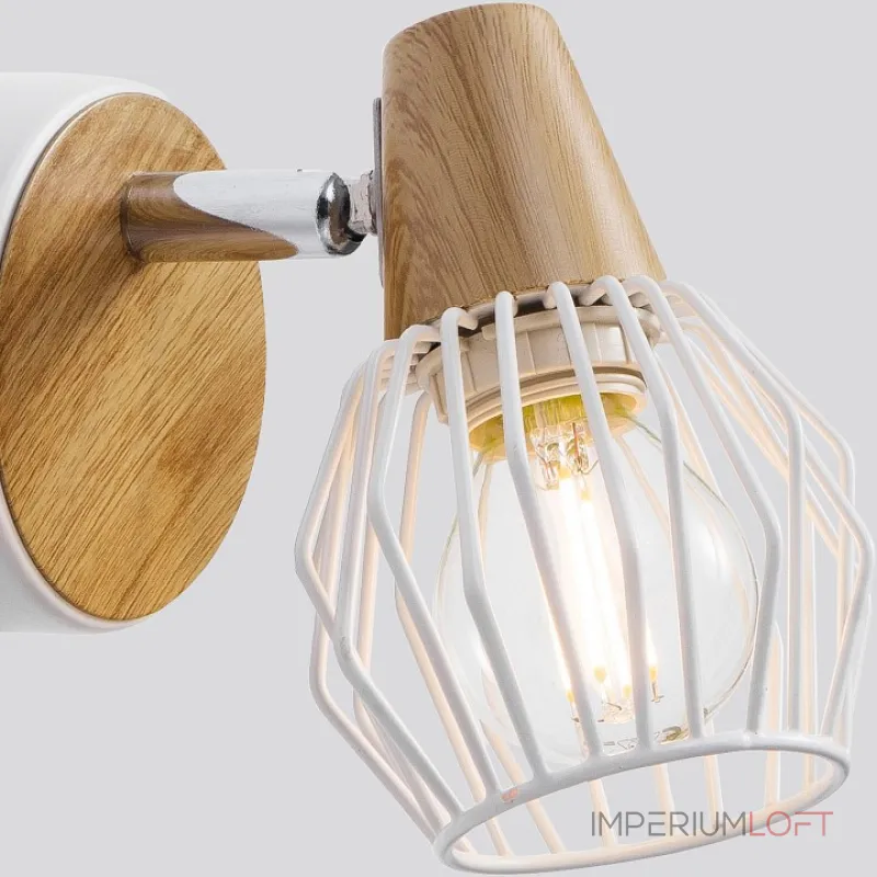 Спот Rivoli Naturale W1 WT Б0038096 Цвет арматуры белый Цвет плафонов белый