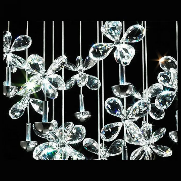 Подвесной светильник DeLight Collection Crystal Light MD2551/15 black Цвет арматуры черный Цвет плафонов черный от ImperiumLoft
