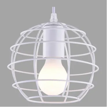 Подвесной светильник Arte Lamp 1110 A1110SP-1WH Цвет арматуры белый Цвет плафонов белый от ImperiumLoft