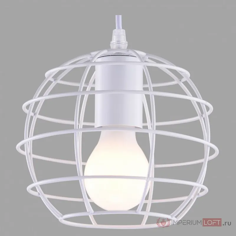 Подвесной светильник Arte Lamp 1110 A1110SP-1WH Цвет арматуры белый Цвет плафонов белый от ImperiumLoft