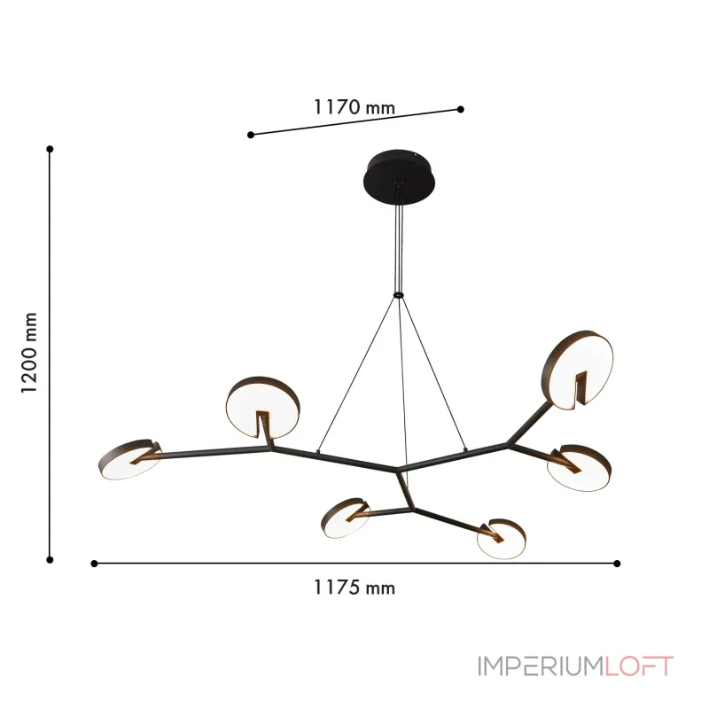 Подвесная люстра Favourite Paritet 4401-6P от ImperiumLoft Подвесная люстра Favourite Paritet 4401-6P от ImperiumLoft