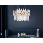 Подвесной светильник Ambrella Traditional 8 TR5263 Цвет арматуры золото Цвет плафонов золото