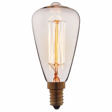 Лампа накаливания Loft it Bulb 4860-F E14 60Вт K 4860-F Цвет арматуры черный