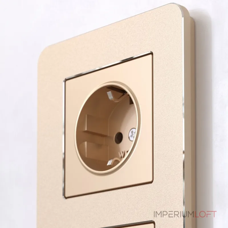 Рамка на 4 поста Werkel Platinum шампань W0042611 от ImperiumLoft Рамка на 4 поста Werkel Platinum шампань W0042611 от ImperiumLoft